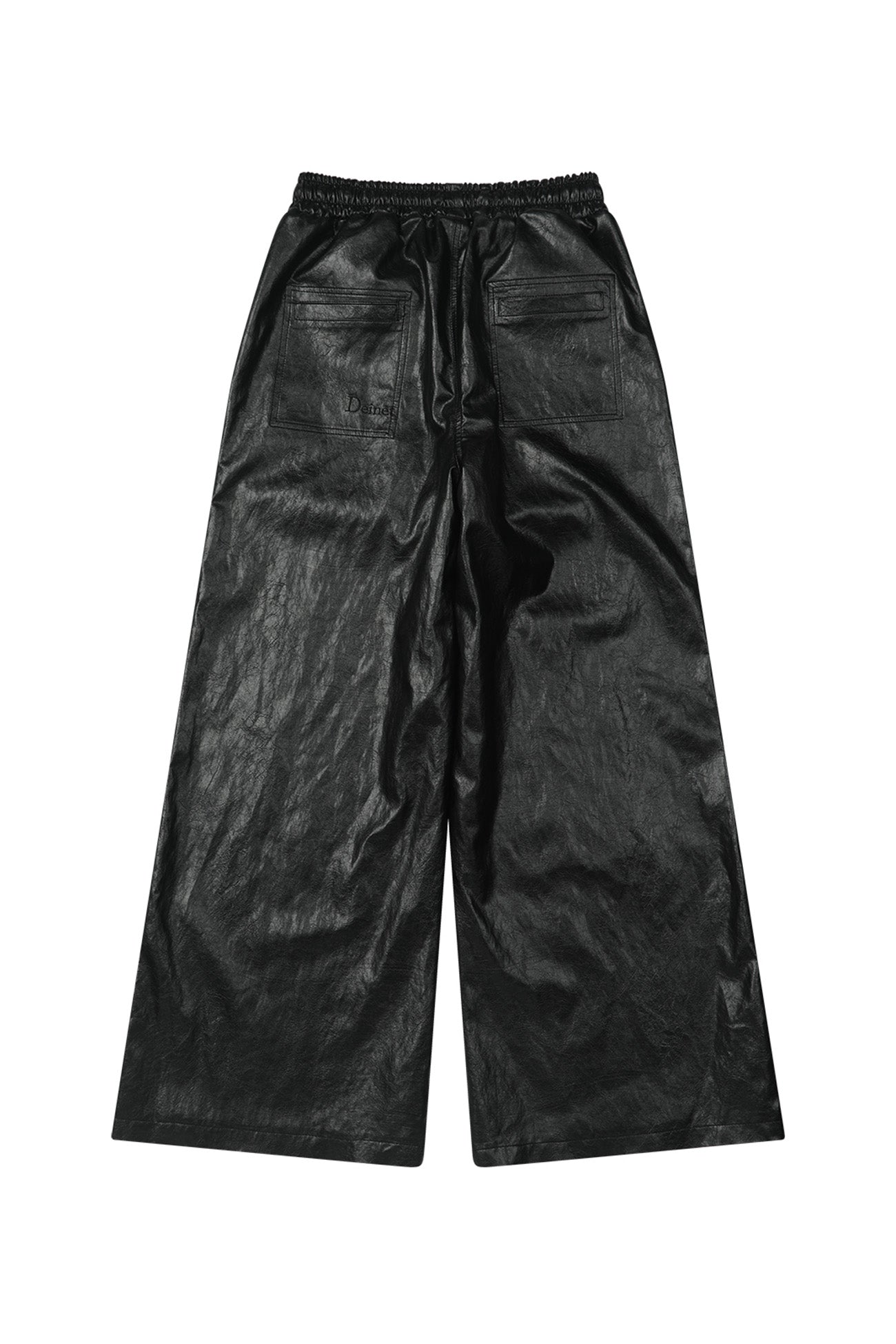 Deinet - Pocket Point Faux Leather Pants (Black) product image 8 | TRAB K-Fashion Australia