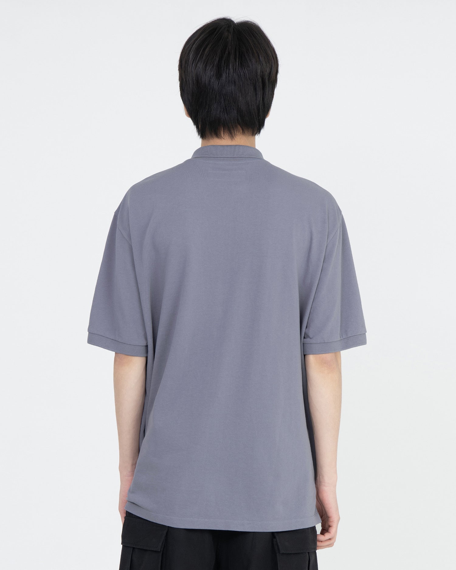 Brownyard - Vintage Cotton Pique Shirt (Washed Purple) product image 2 | TRAB K-Fashion Australia