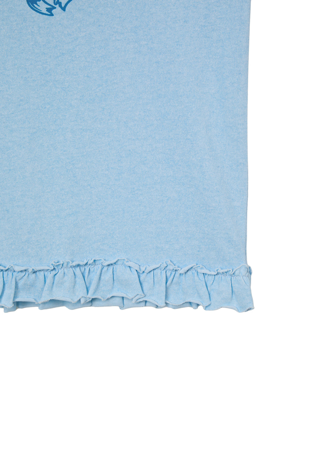 Deinet - Ruffle Washed T-Shirt (Light Blue) product image 5 | TRAB K-Fashion Australia