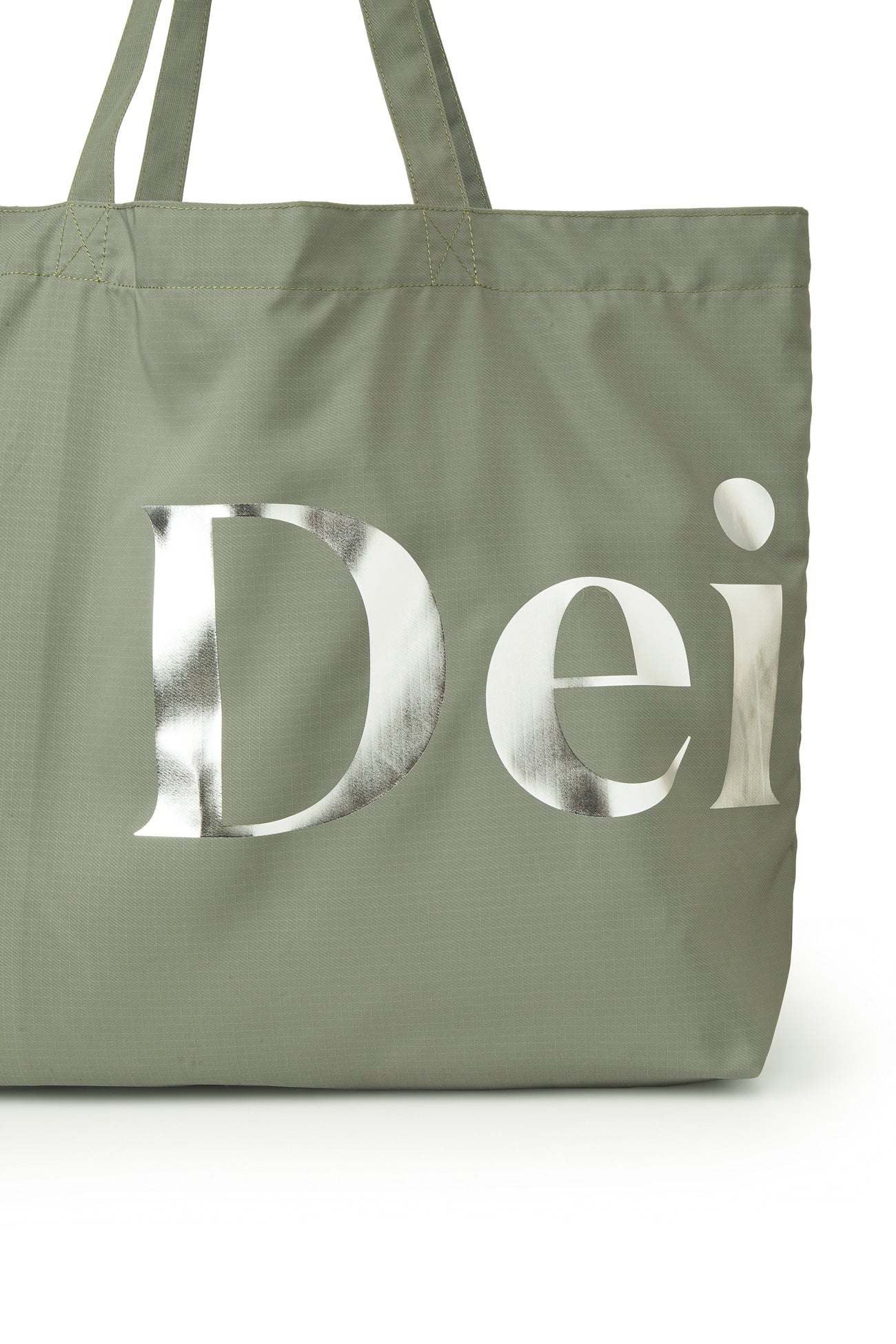 Deinet - Point Logo Shoulder Big Bag (Khaki) product image 4 | TRAB K-Fashion Australia