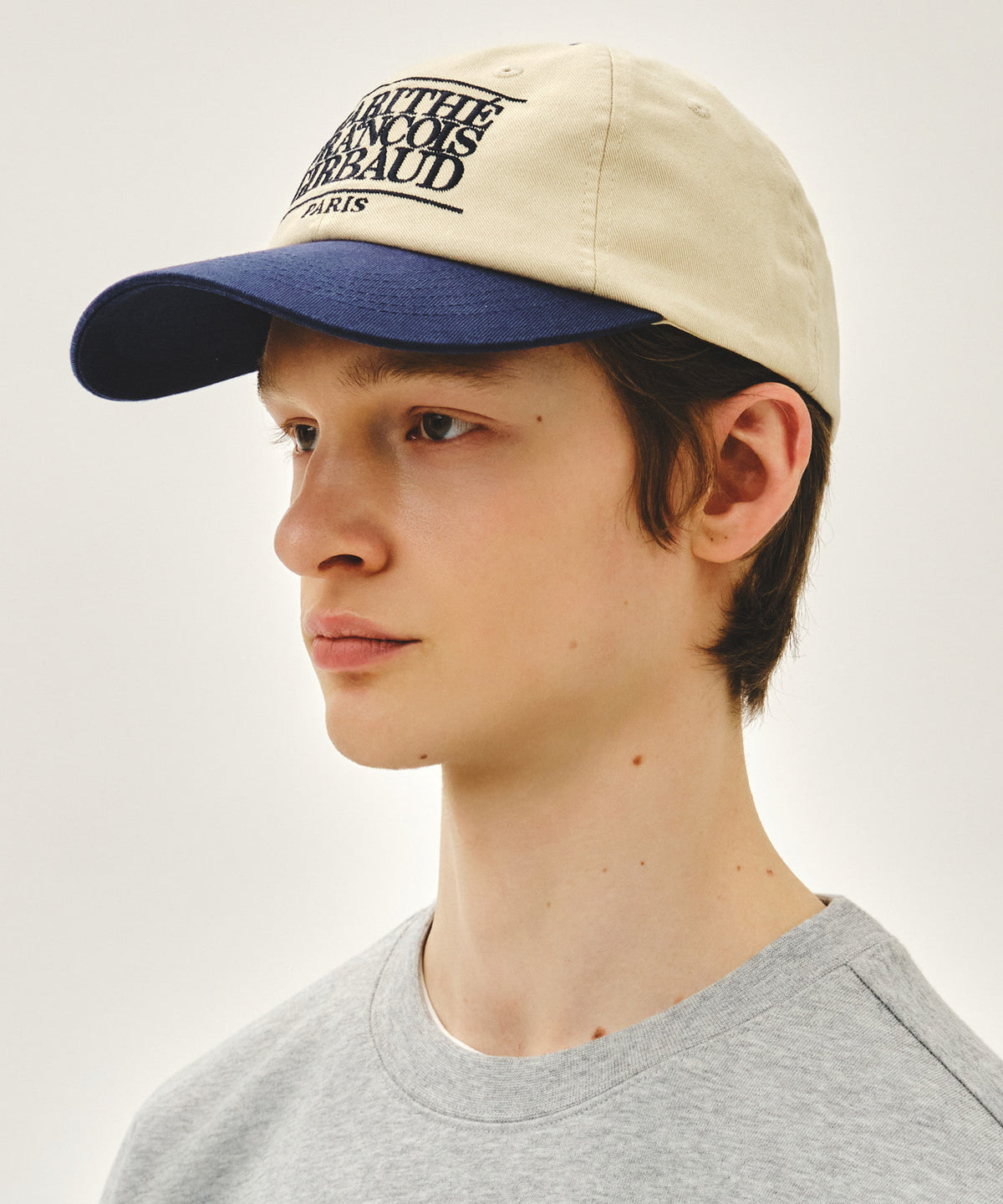 Marithe & Francois Girbaud - Classic Logo 6panel Color Block Cap (Navy) product image 6 | TRAB K-Fashion Australia