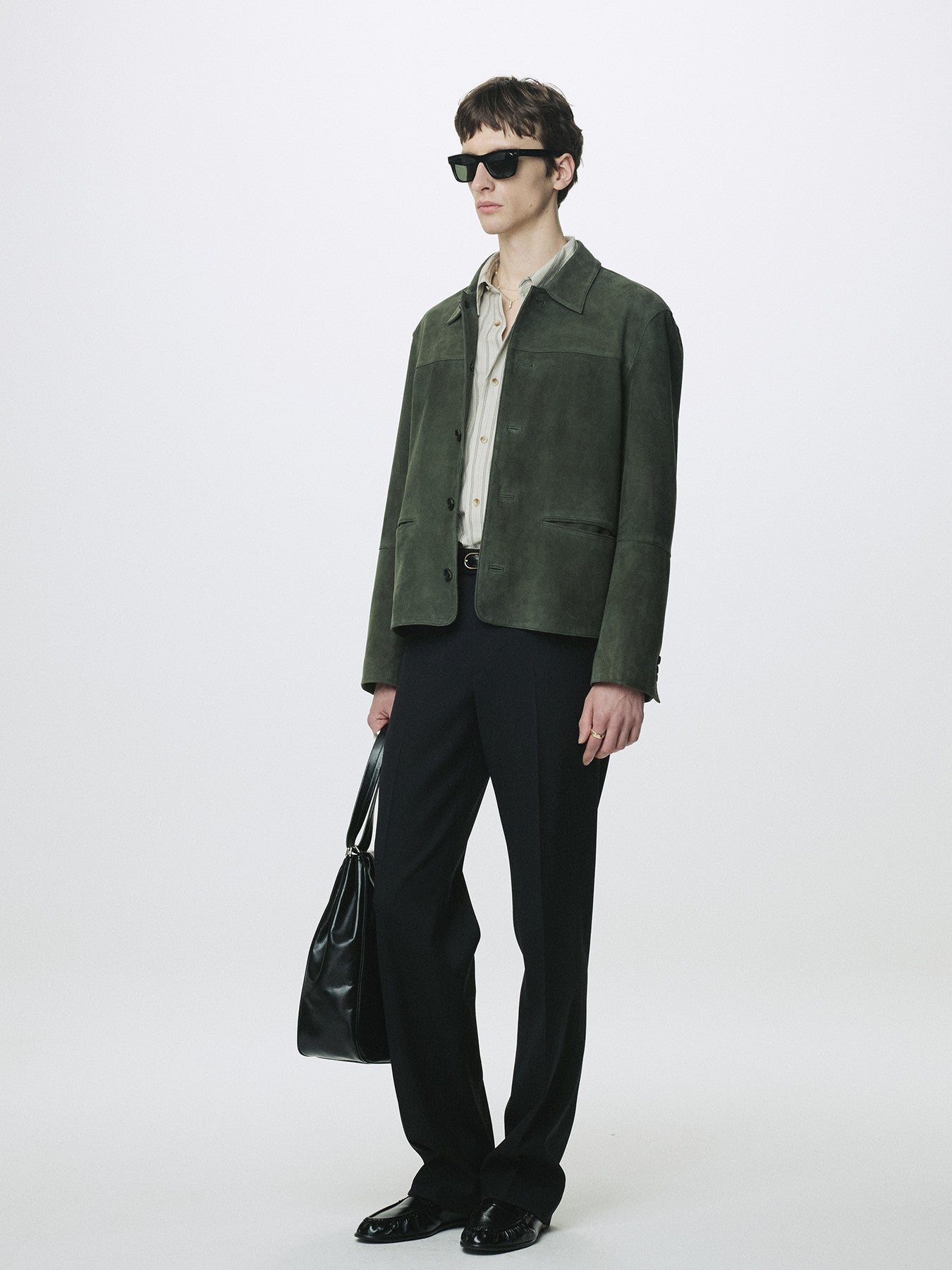Tonywack - Goat Suede Chore Jacket (Faded Green) product image 4 | TRAB K-Fashion Australia