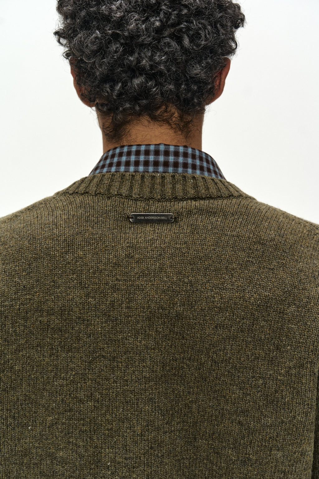 Andersson Bell - Roghen Studded Cardigan (moss Khaki) (Moss Khaki) product image 11 | TRAB K-Fashion Australia