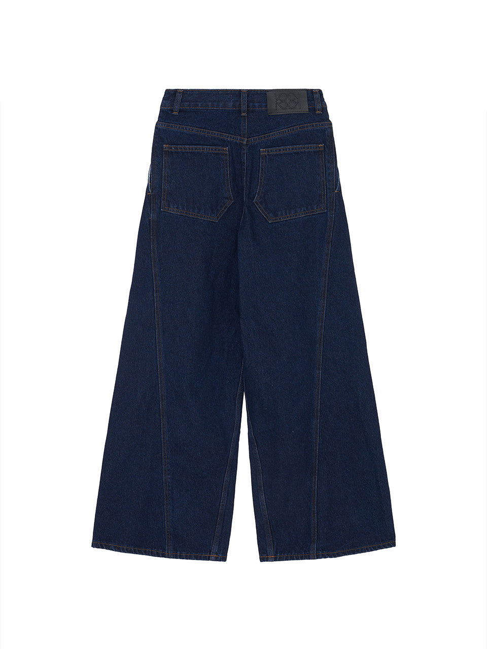 Kijun - Curved Seam Wide Jeans Indigo product image 6 | TRAB K-Fashion Australia