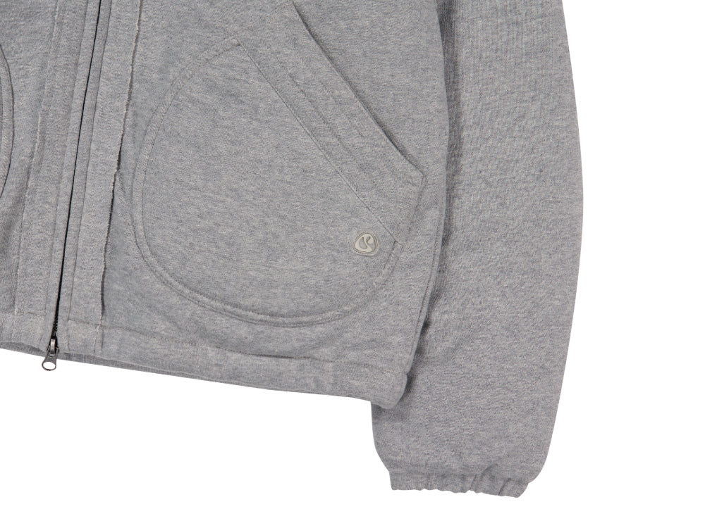 Coyseio - Cozy Sweat Down Jacket (Melange Grey) product image 15 | TRAB K-Fashion Australia