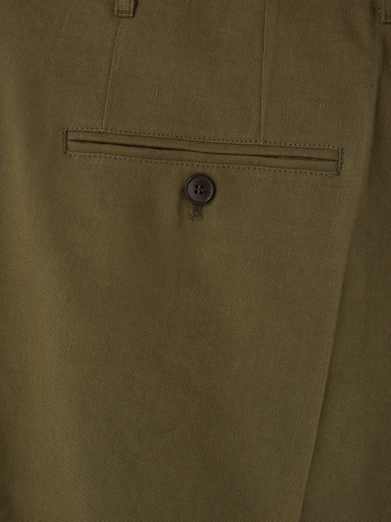 Recto - Linen Blend Pleated Pants (Khaki) product image 6 | TRAB K-Fashion Australia