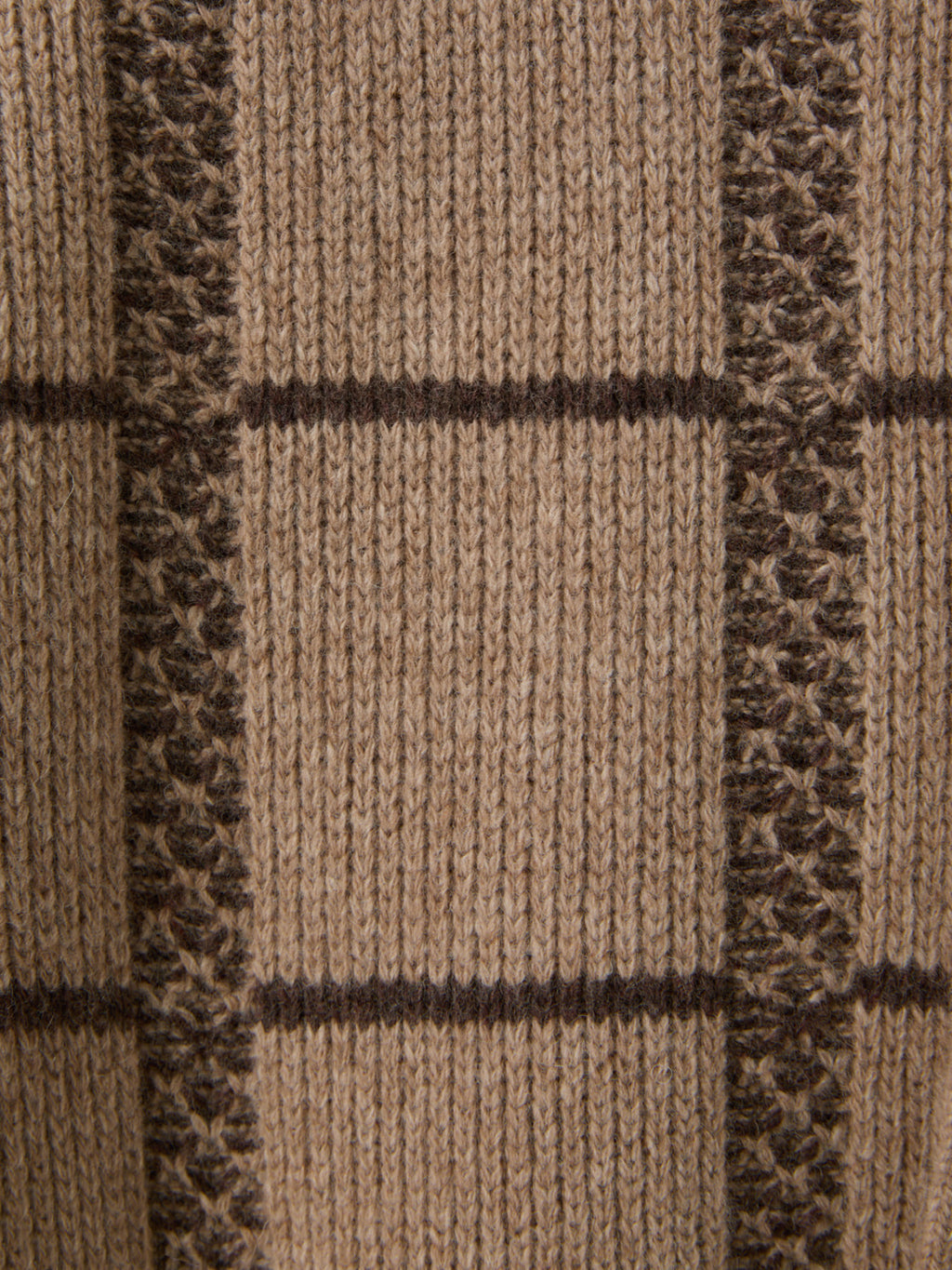 Recto - Square Jaquard Collar Cardigan (Sepia Beige) product image 11 | TRAB K-Fashion Australia