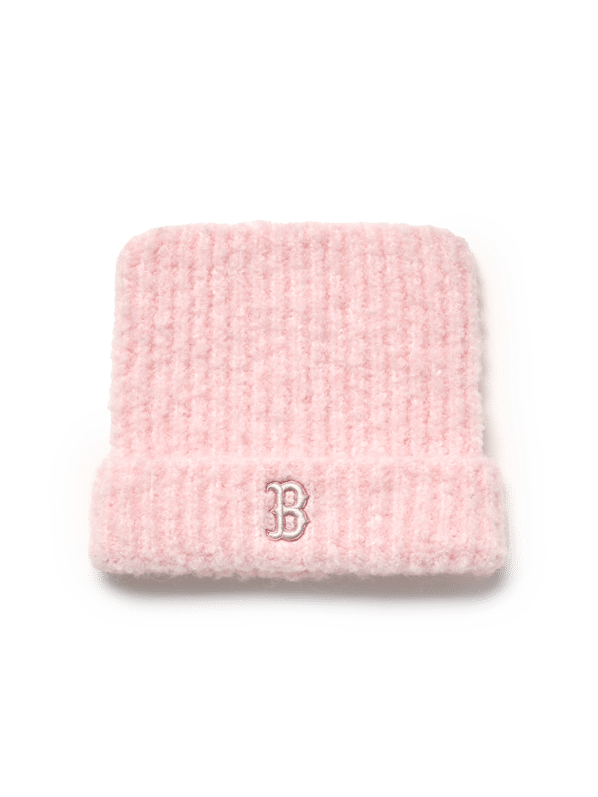 MLB Korea - Plush Meow Beanie Boston Red Sox (Pink) product image 3 | TRAB K-Fashion Australia