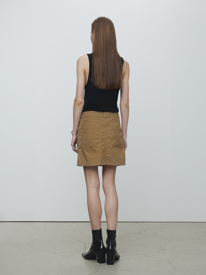 Tonywack - Garment Dyed Pocket Skirt (Faded Beige) product image 2 | TRAB K-Fashion Australia