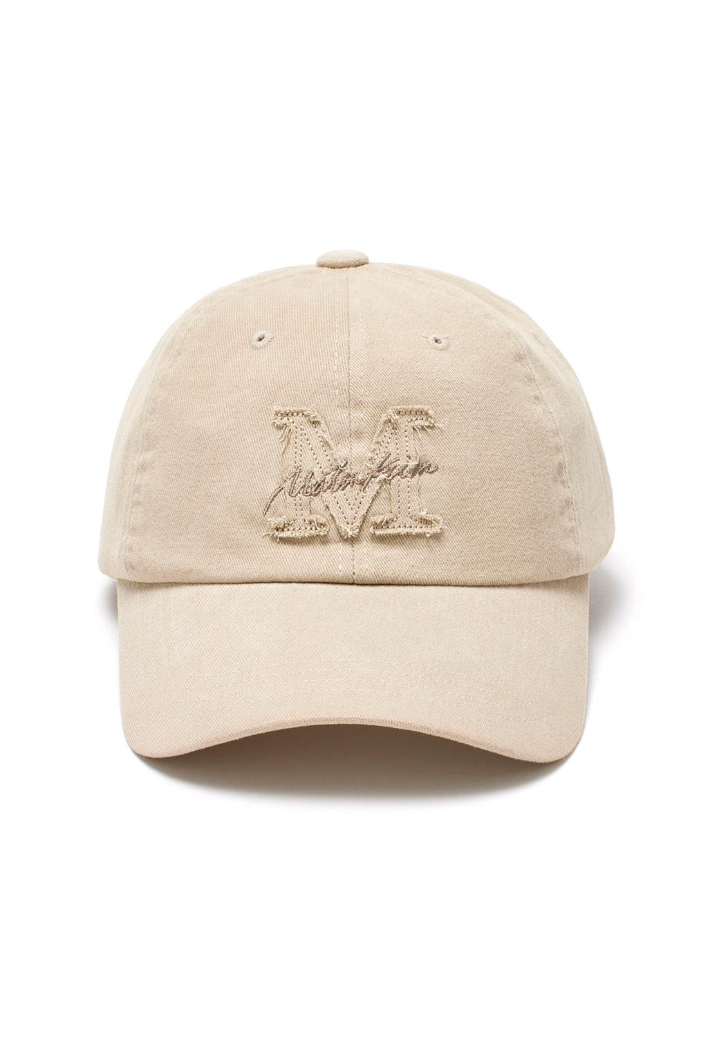 Matin Kim - Matin Cursive Ball Cap (Mustard) product image 8 | TRAB K-Fashion Australia