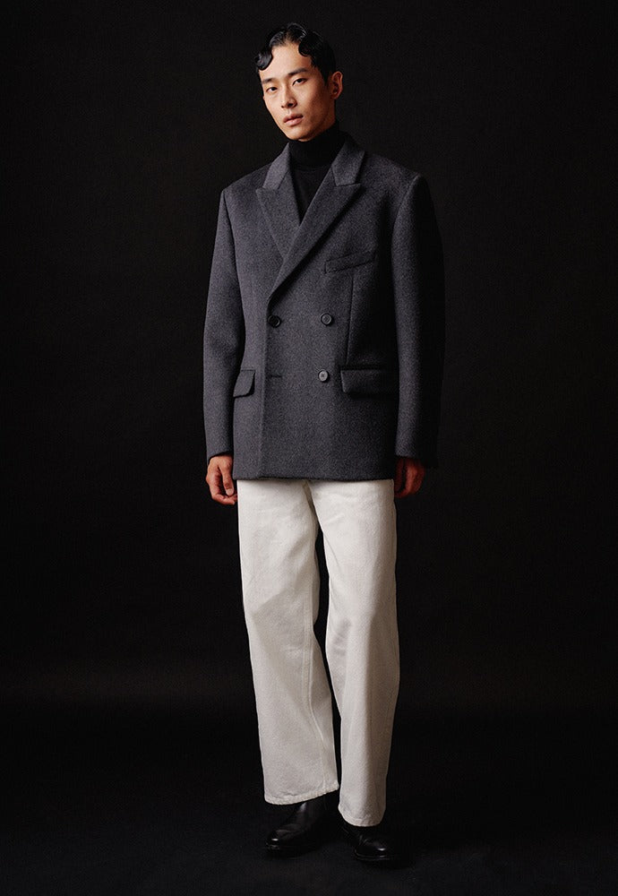 Tonywack - Rave Double Blazer (Charcoal (Cashmere Winter Fabric)) product image 1 | TRAB K-Fashion Australia