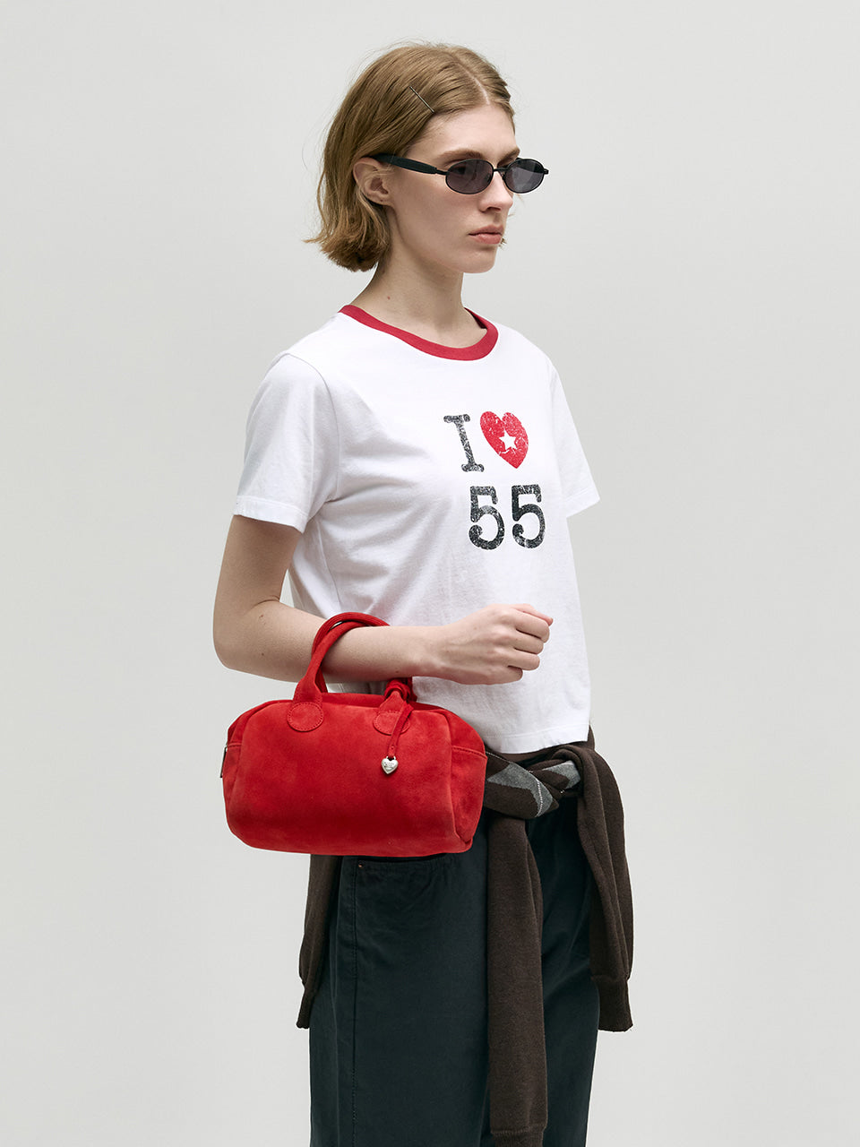Marge Sherwood - Soft Bowling (Red Suede) product image 7 | TRAB K-Fashion Australia