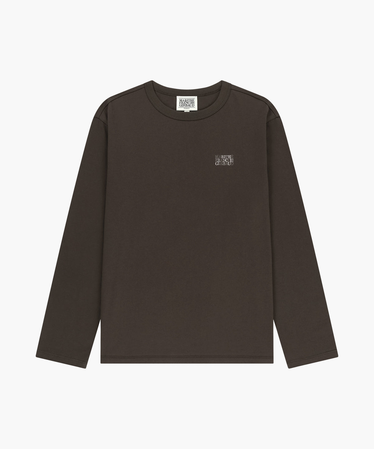Marithe & Francois Girbaud - Back Graphic Long Sleeve Tee (Brown) product image 2 | TRAB K-Fashion Australia
