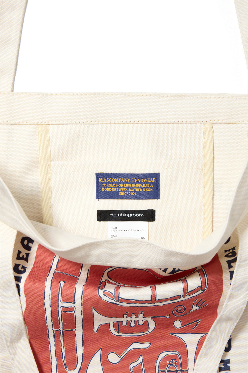Hatchingroom - Sound Garden Eco-Bag (Natural) product image 6 | TRAB K-Fashion Australia