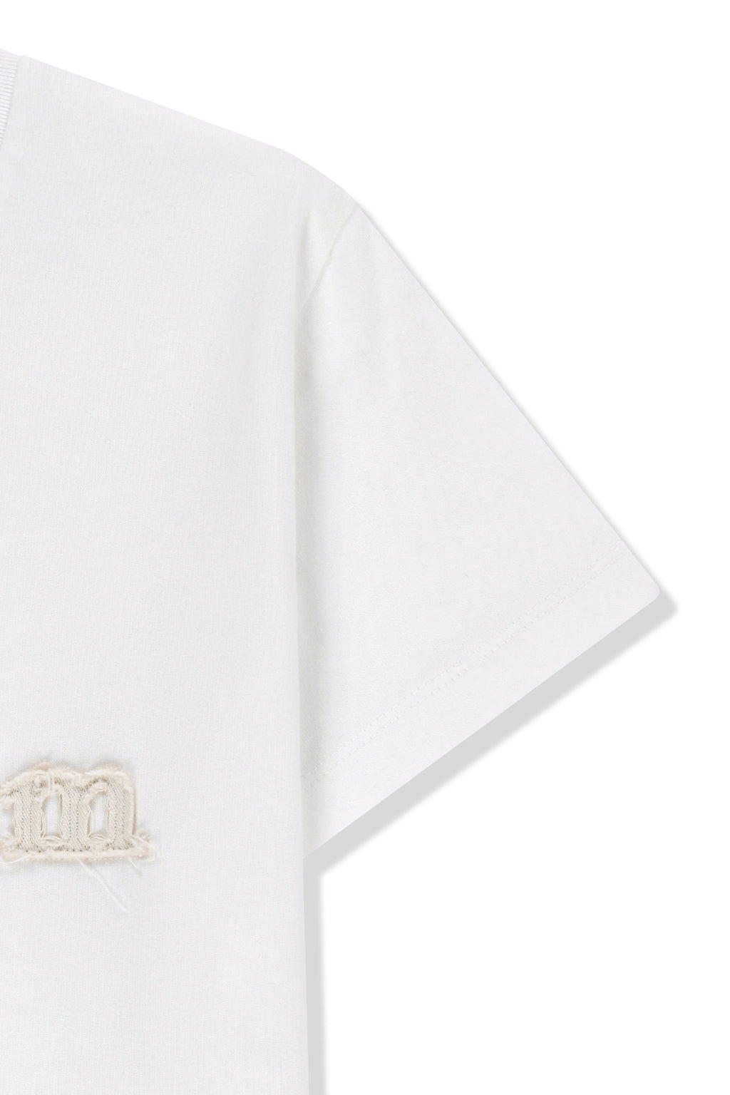 Matin Kim - Applique Logo Slim Top (White) product image 4 | TRAB K-Fashion Australia