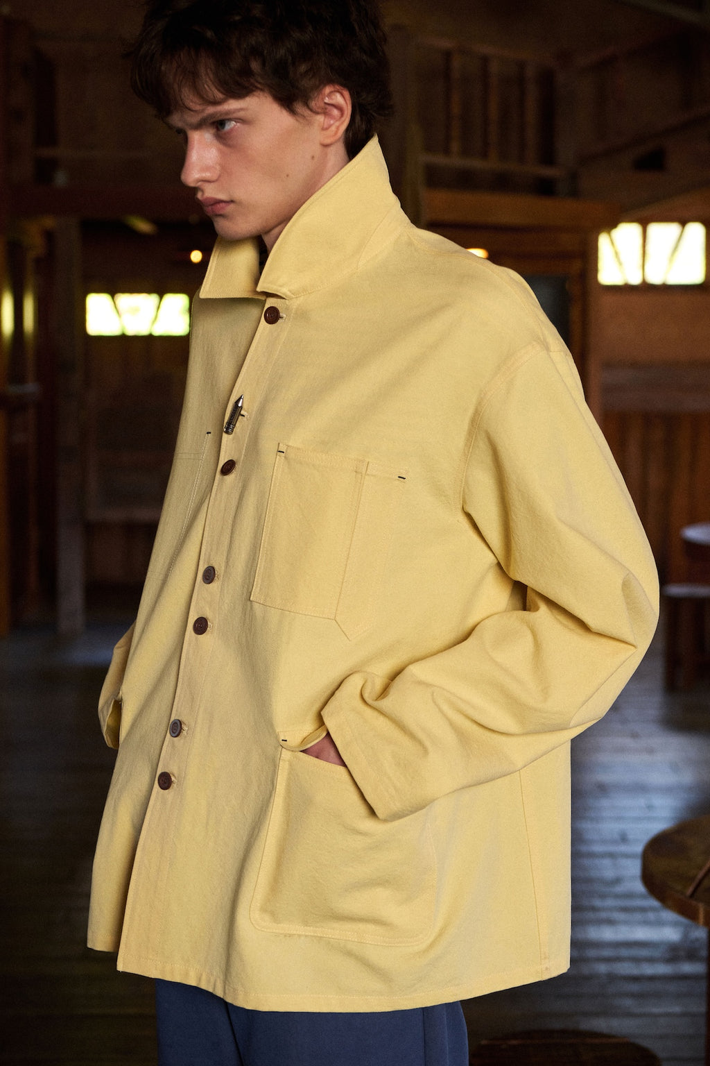 STU - Module Work Jacket (Pale Yellow) product image 16 | TRAB K-Fashion Australia