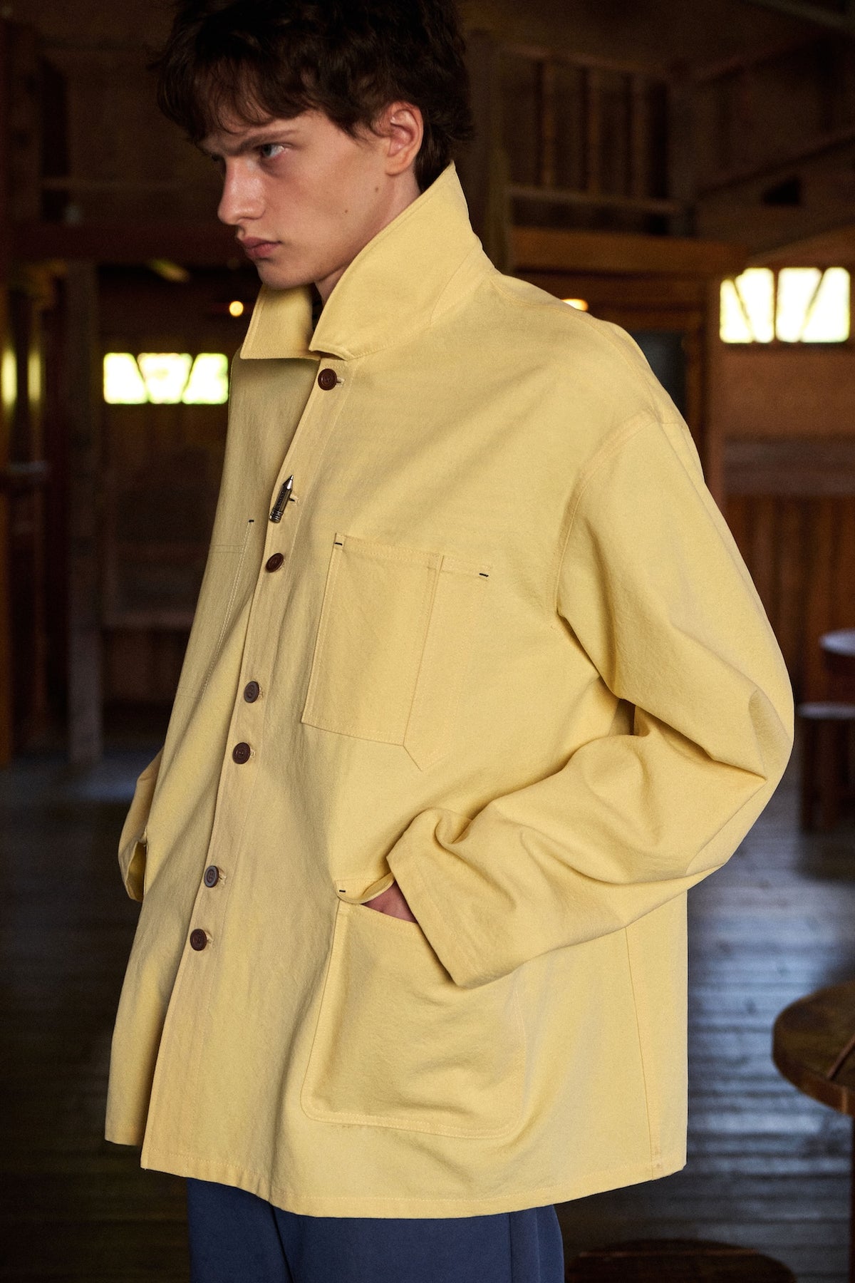 STU - Module Work Jacket (Pale Yellow) product image 16 | TRAB K-Fashion Australia