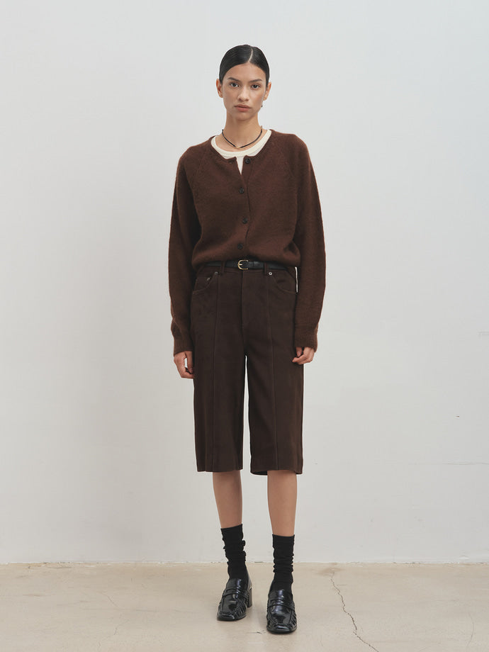 Tonywack - Mohair Raglan Cardigan (Brown) product image 2 | TRAB K-Fashion Australia