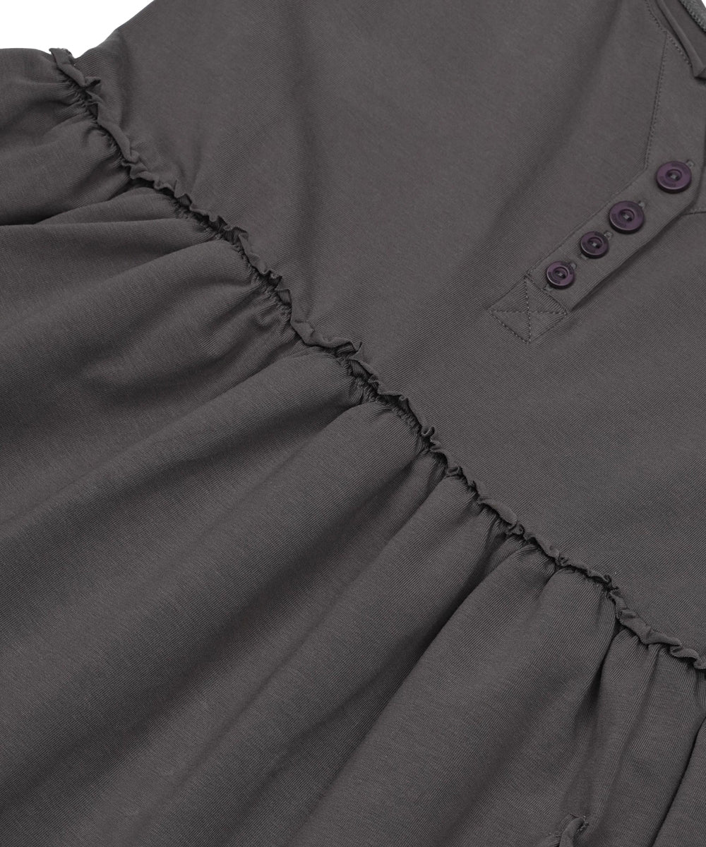 Coyseio - Shirring Pocket Sleeveless (Charcoal) product image 16 | TRAB K-Fashion Australia