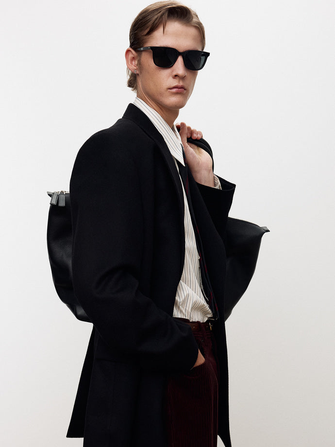 Tonywack - Wool And Cashmere Double-Breasted Tailored Jacket (Black) product image 9 | TRAB K-Fashion Australia