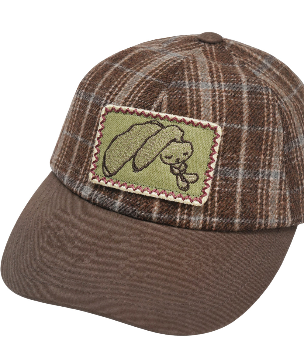 Coyseio - Teji Bunny Emblem Cap (Brown) product image 11 | TRAB K-Fashion Australia