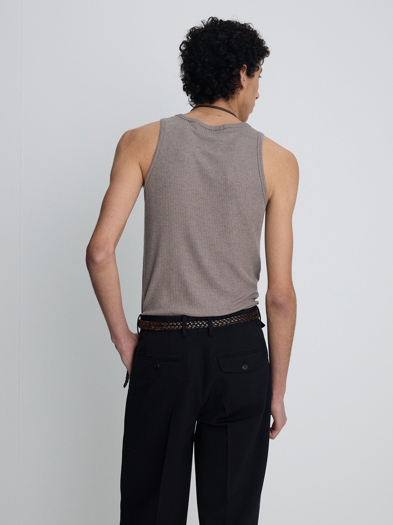 Tonywack - Raw-Cut Wool Pleated Tailored Shorts (Dark Navy) product image 5 | TRAB K-Fashion Australia