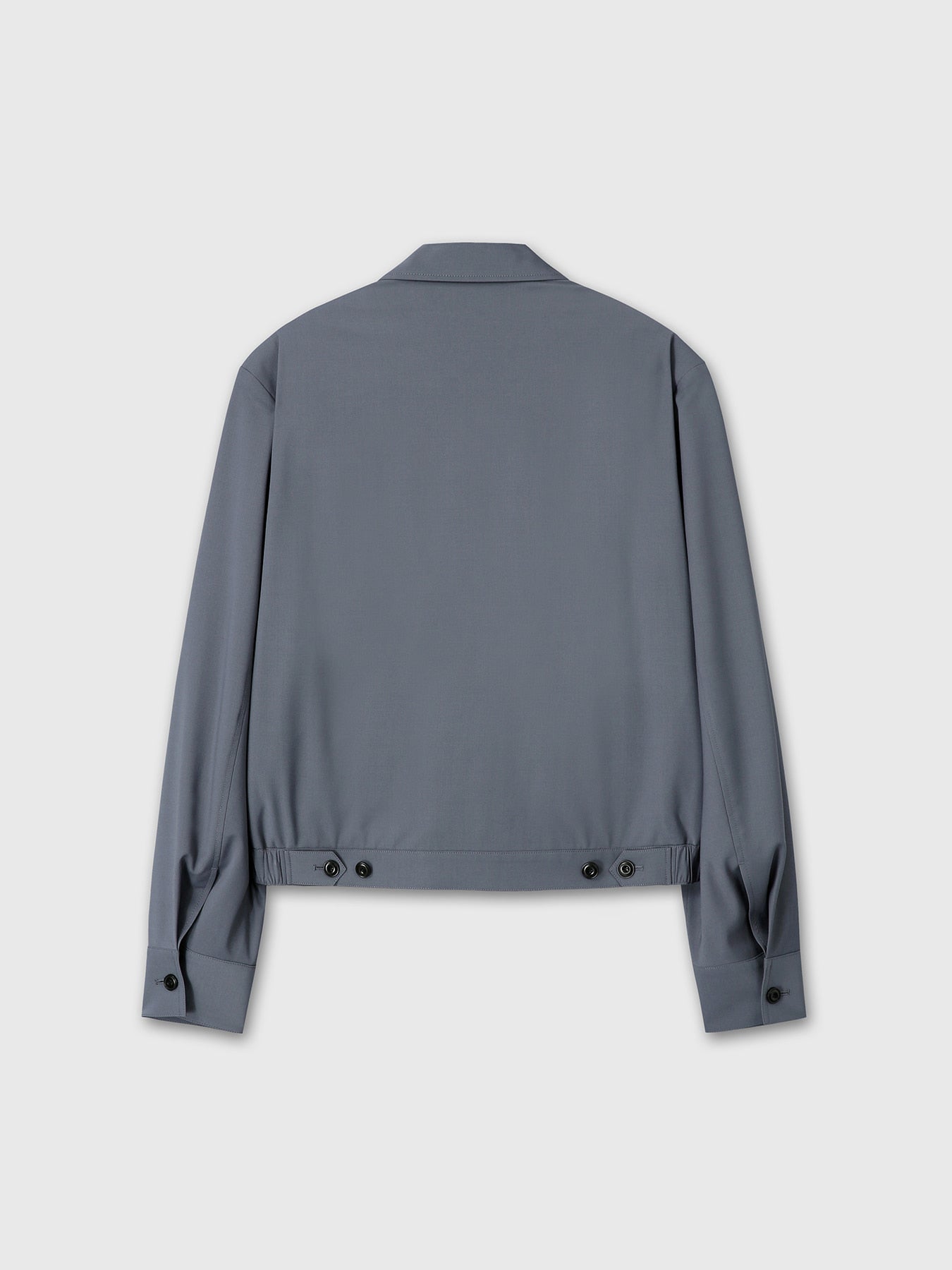 Tonywack - Tropical Wool Blouson Jacket (Slate Grey) product image 10 | TRAB K-Fashion Australia