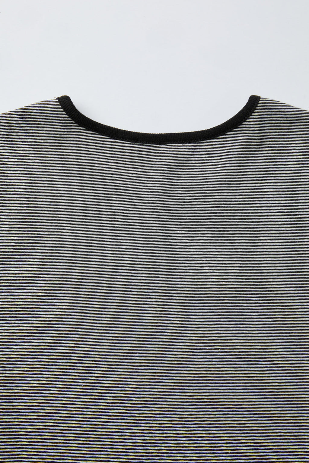 Coor - Striped Crop T-Shirt (Black) product image 6 | TRAB K-Fashion Australia
