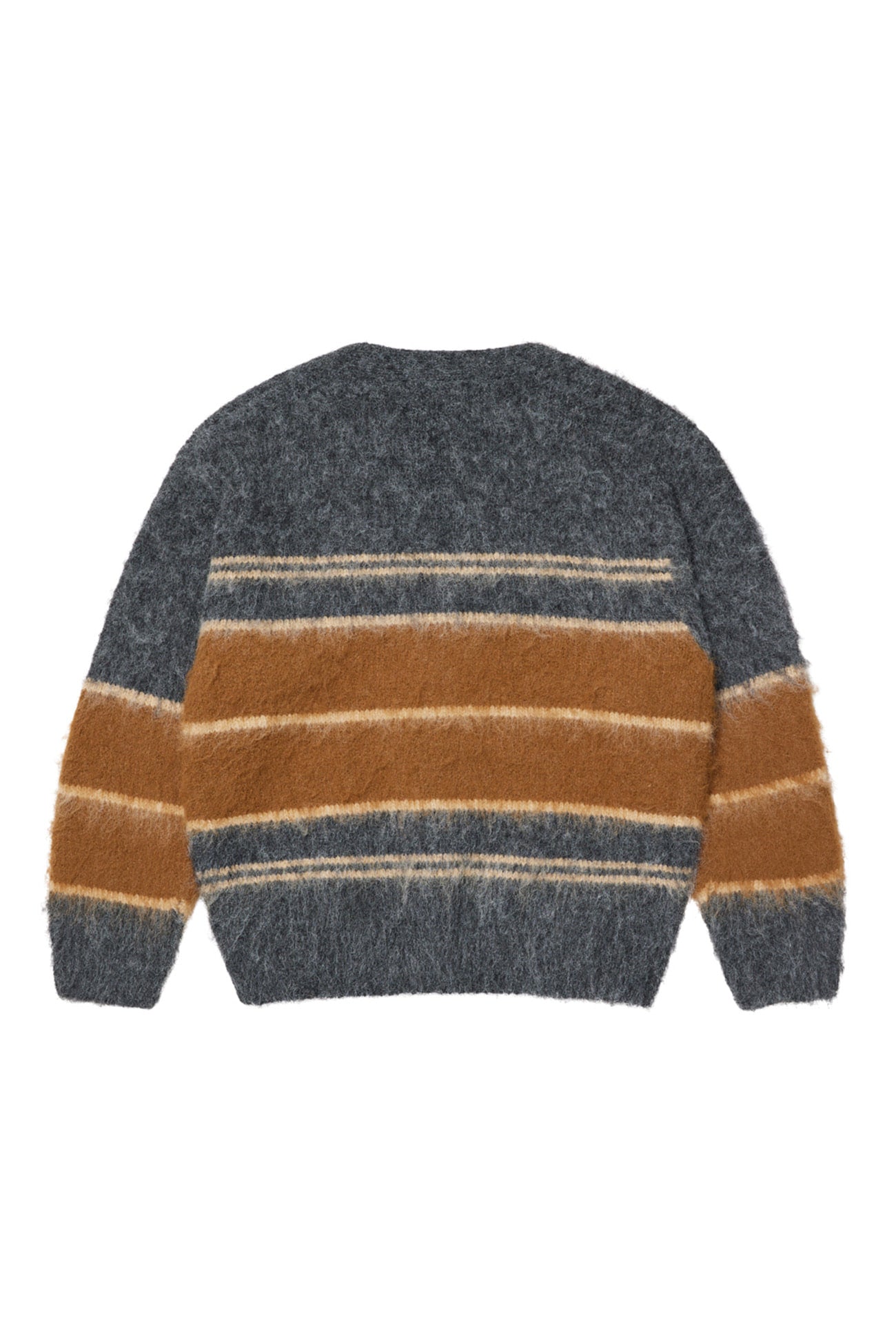 Deinet - Wool Blended Stripe Knit Cardigan (Grey) product image 8 | TRAB K-Fashion Australia