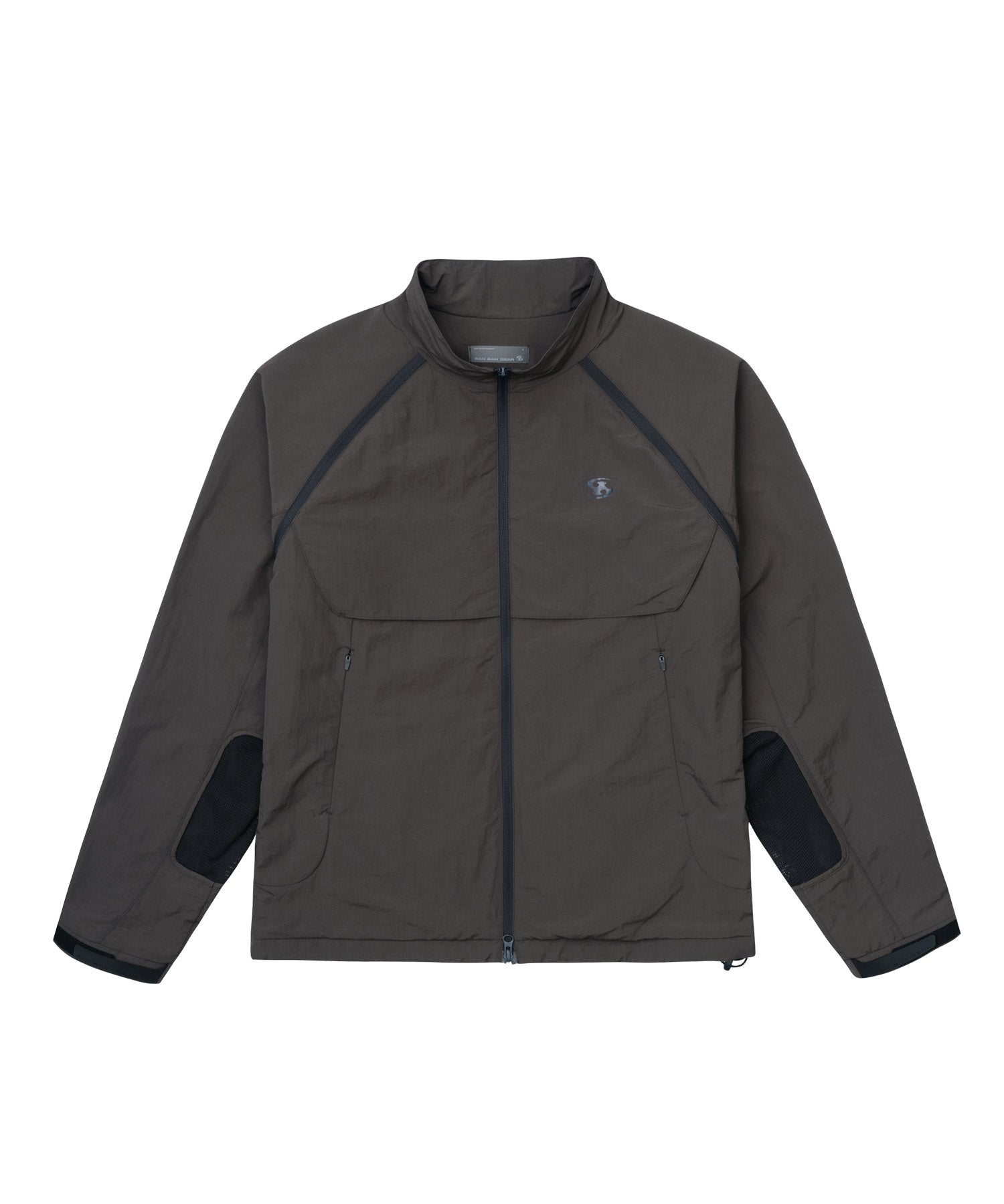 San San Gear - Slash Zipper Jacket (Brown) product image 4 | TRAB K-Fashion Australia