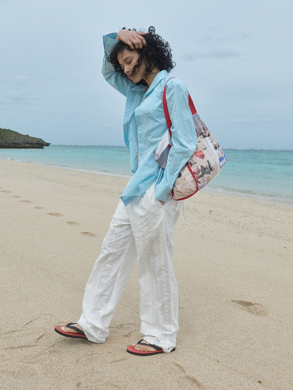 Kijun - Beach Collage Bag (Red) product image 3 | TRAB K-Fashion Australia