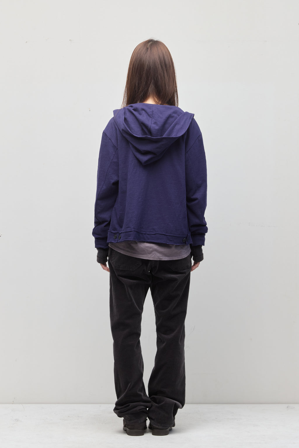 Hatchingroom - Rough Hoodie Slub (Dark Blue) product image 11 | TRAB K-Fashion Australia