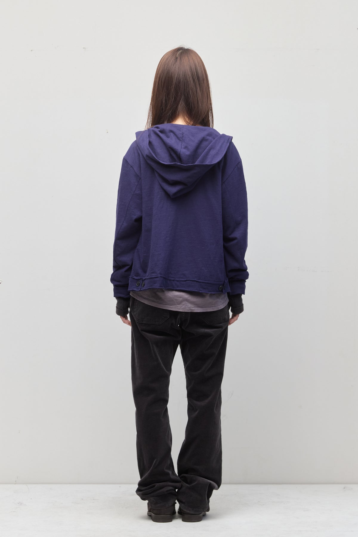 Hatchingroom - Rough Hoodie Slub (Dark Blue) product image 11 | TRAB K-Fashion Australia