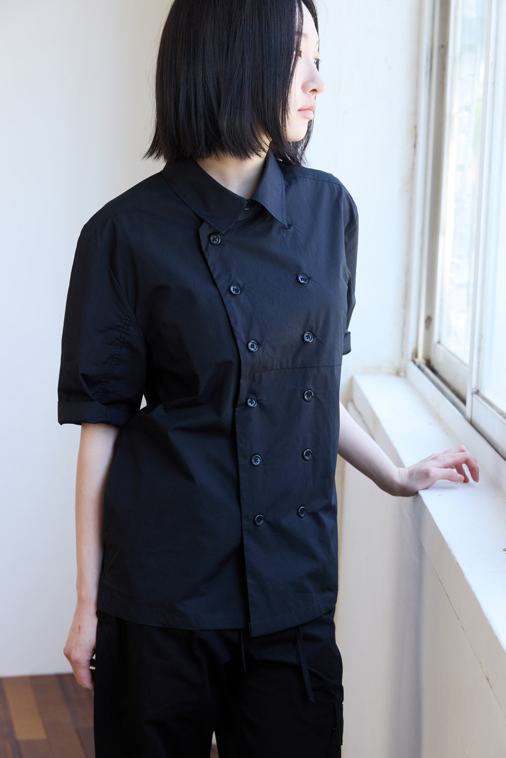 Hatchingroom - Double Breasted Shirket (Black) product image 13 | TRAB K-Fashion Australia