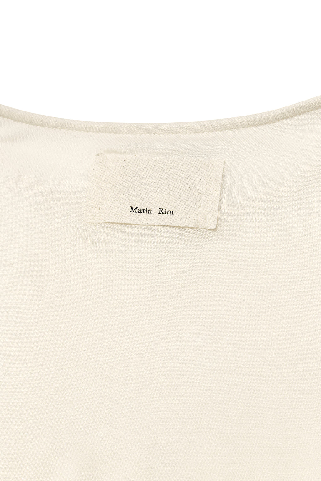 Matin Kim - Turn Up Detail Layered Top (Light Beige) product image 7 | TRAB K-Fashion Australia