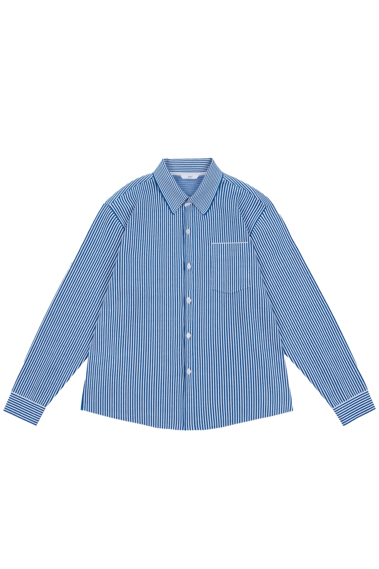 Stu - Stripe Knit Shirt (Blue) product image 17 | TRAB K-Fashion Australia