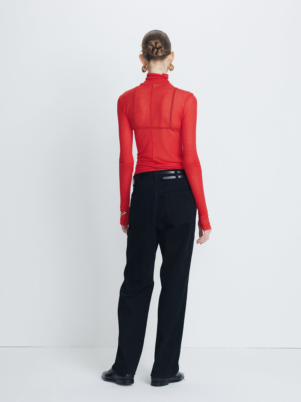 Tonywack - Brushed Cotton Painter Pants (Black) product image 3 | TRAB K-Fashion Australia
