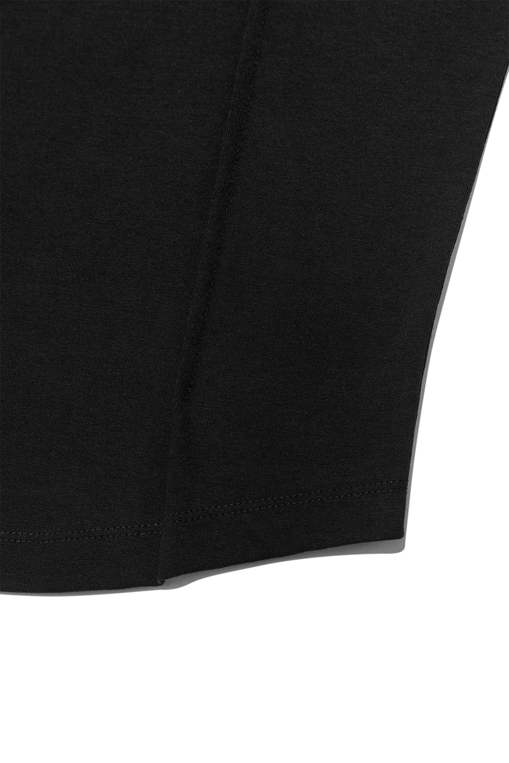Matin Kim - Tuck Detail Small Logo Top (Black) product image 4 | TRAB K-Fashion Australia