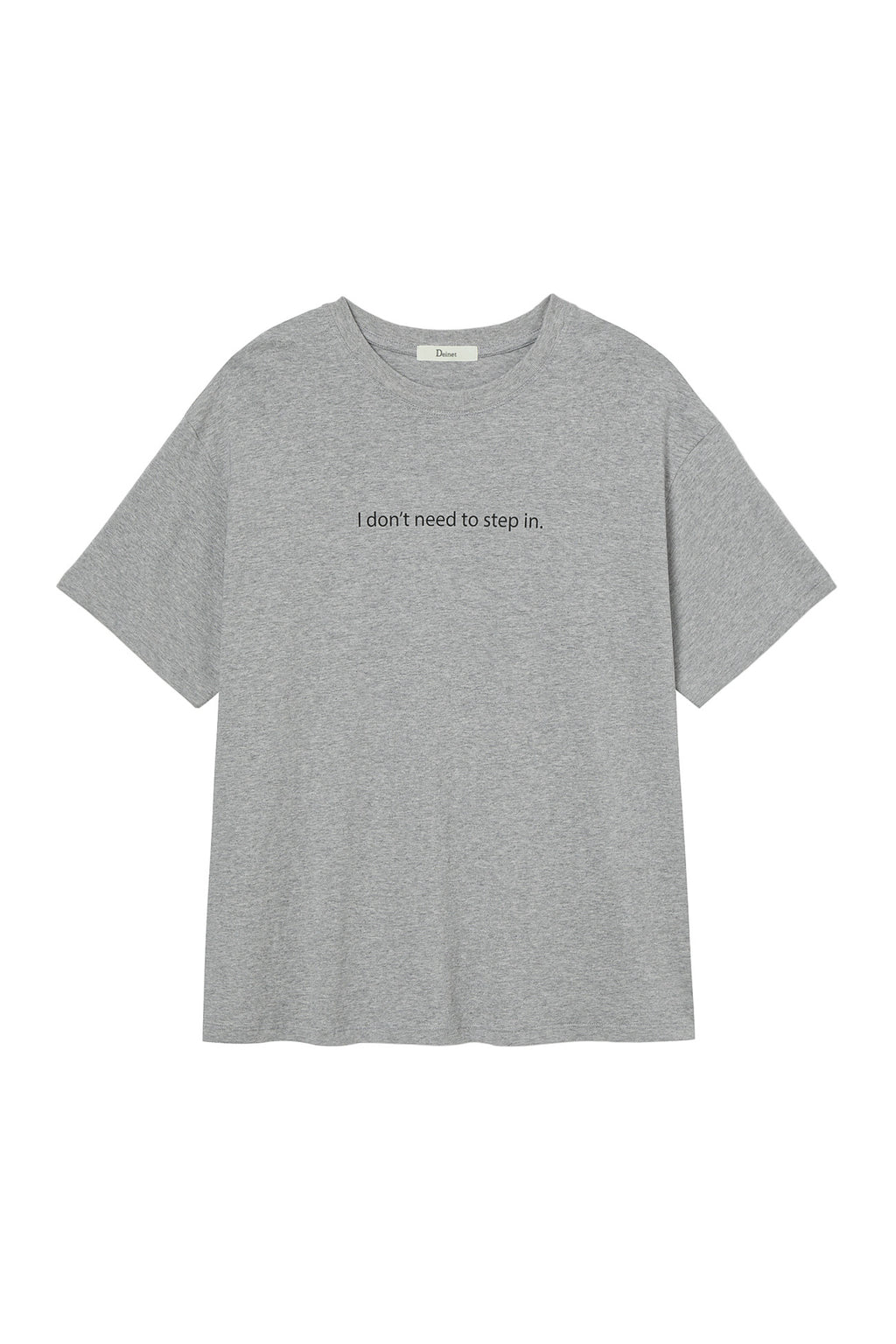 Deinet - I Don't Need To Step In T-Shirt (Melange Grey) product image 1 | TRAB K-Fashion Australia