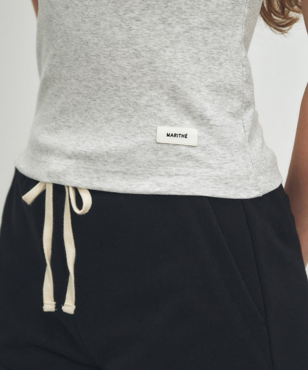 Marithe & Francois Girbaud - Basic Sleeveless (Light Heather Gray) product image 3 | TRAB K-Fashion Australia