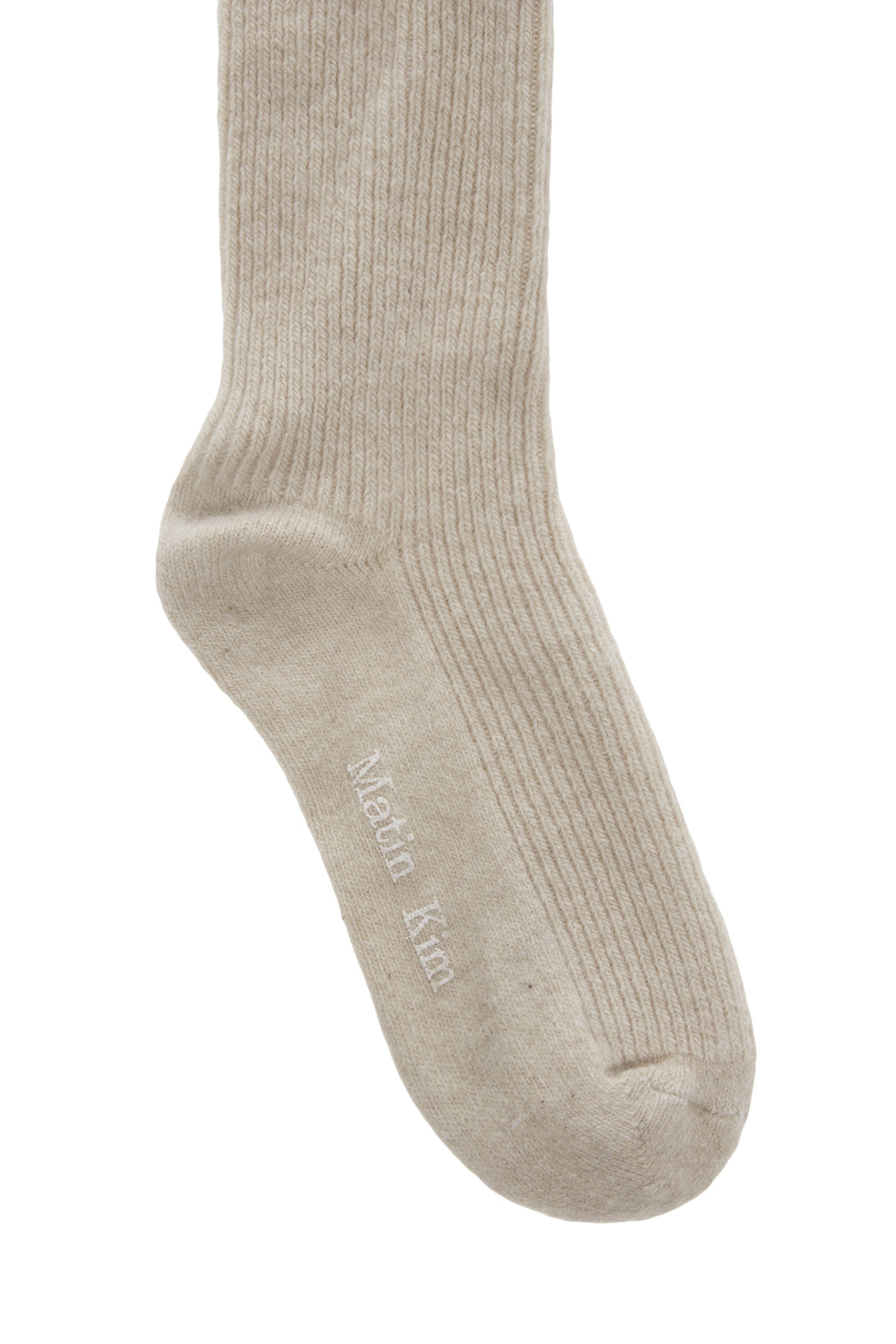Matin Kim - Wool Blended Half Socks (Beige) product image 3 | TRAB K-Fashion Australia