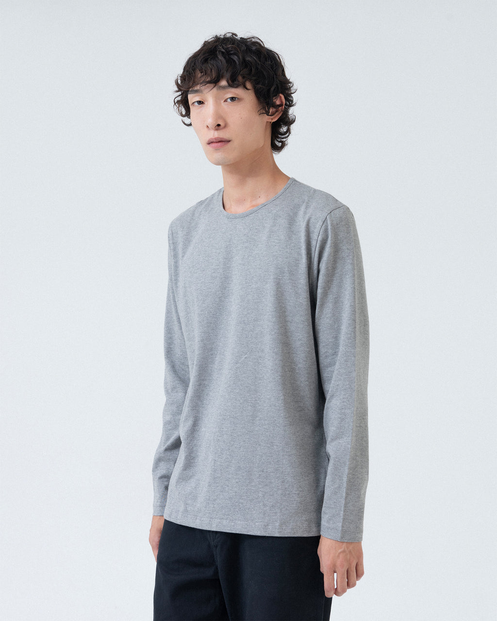 Brownyard - Essential Long Sleeve (Grey) product image 1 | TRAB K-Fashion Australia