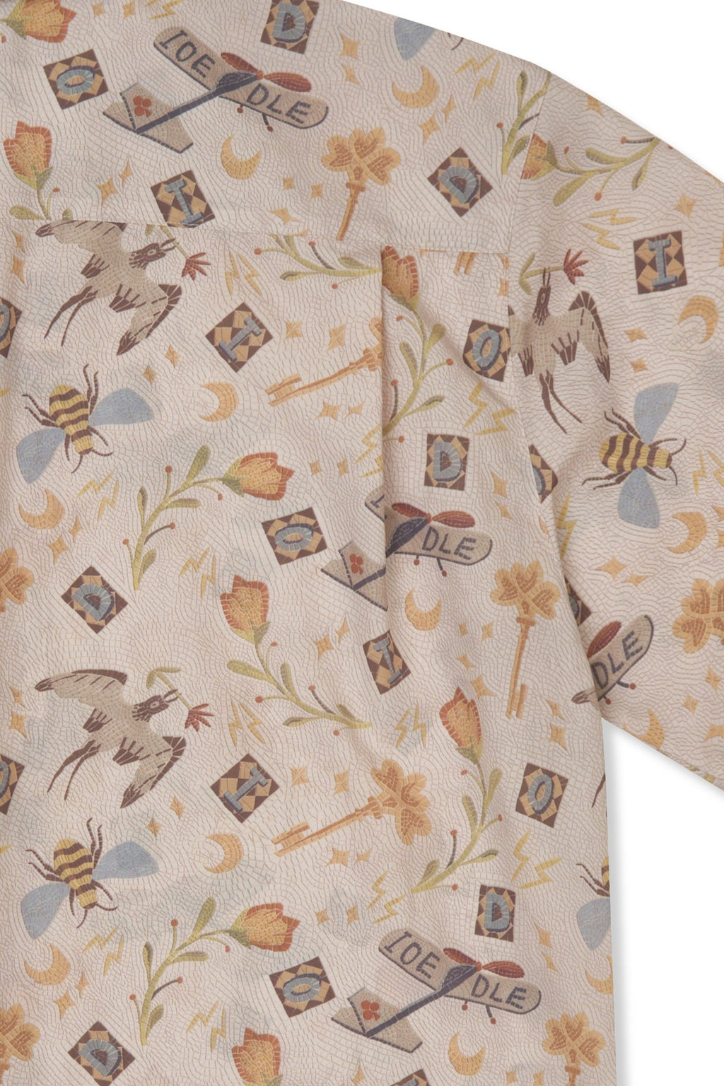 Ioedle - Garden Of Science Short Sleeve Shirt (Brown) product image 1 | TRAB K-Fashion Australia