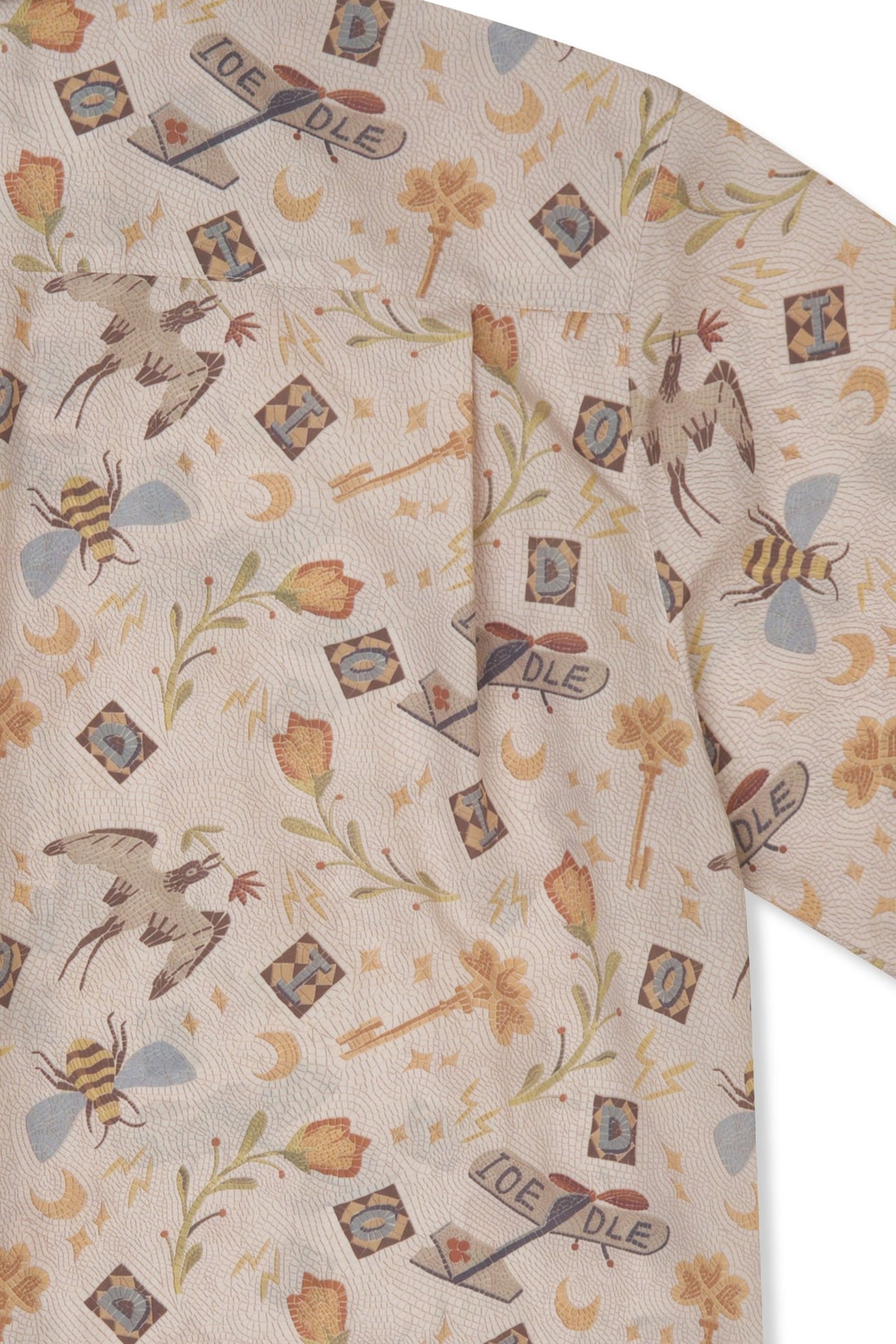 Ioedle - Garden Of Science Short Sleeve Shirt (Brown) product image 1 | TRAB K-Fashion Australia