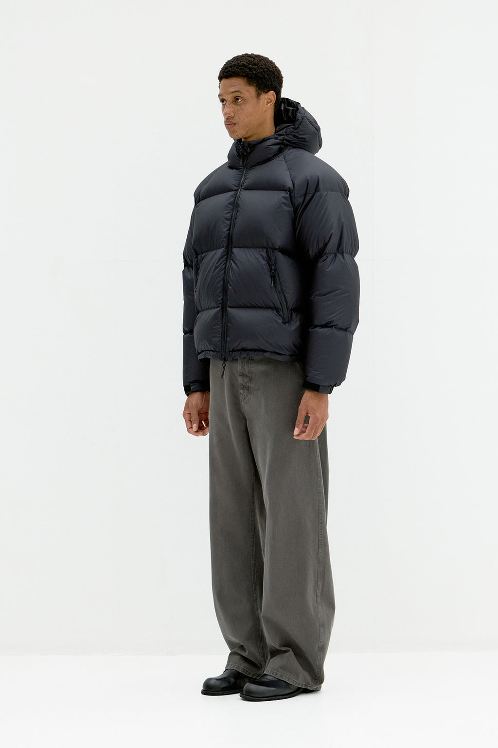 Coor - Micro Ripstop Down Puffer (Black) product image 3 | TRAB K-Fashion Australia