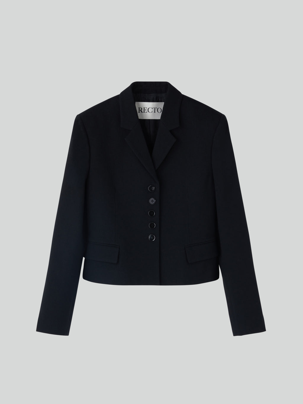 Recto - Button Detail Short Jacket (Black) product image 9 | TRAB K-Fashion Australia