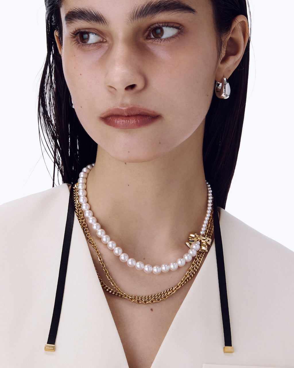 Numbering - Double Layered Chain Strap Necklace #5768 product image 1 | TRAB K-Fashion Australia