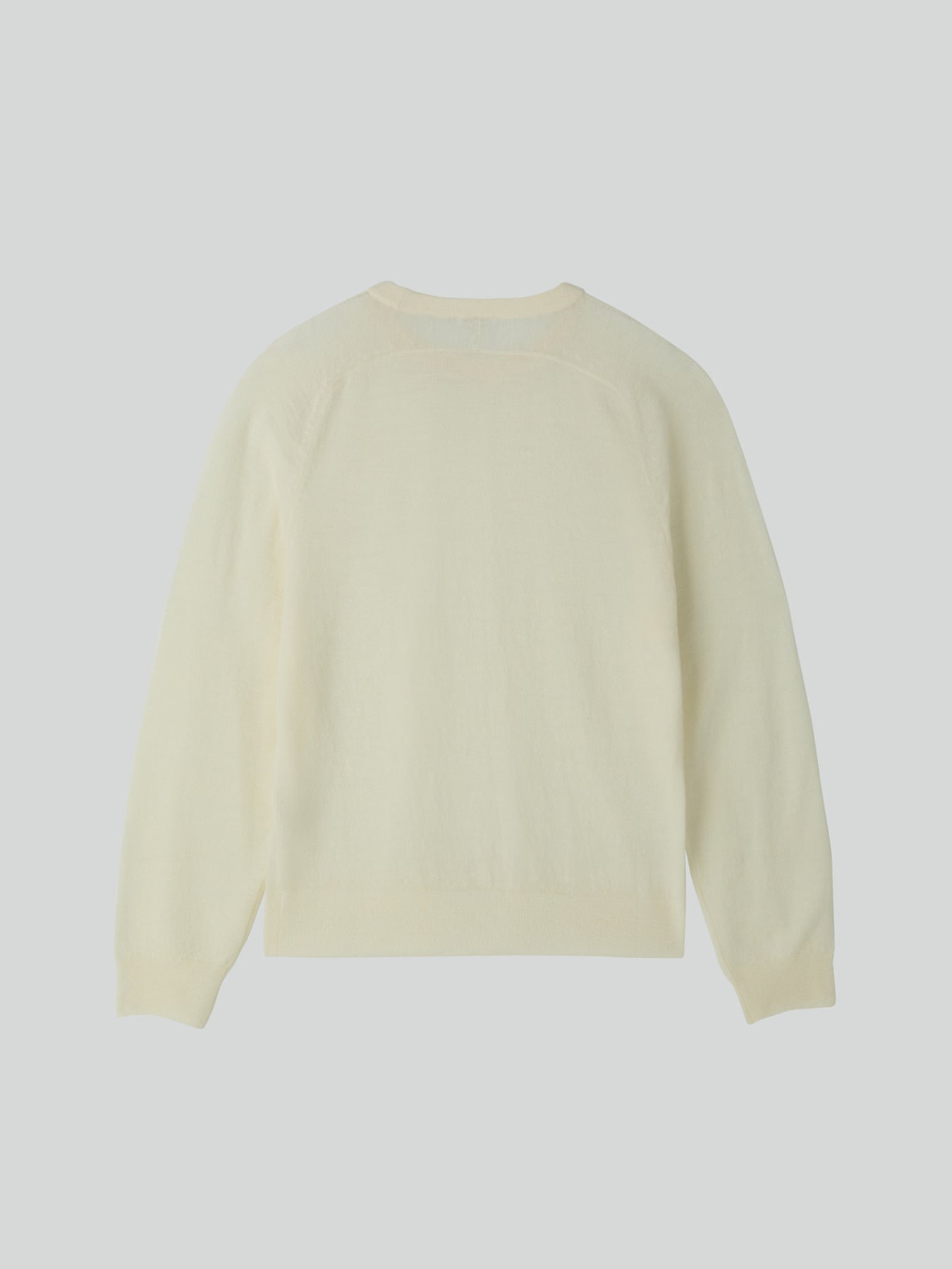 Recto - Rc Sheer Knit Top (Cream) product image 8 | TRAB K-Fashion Australia