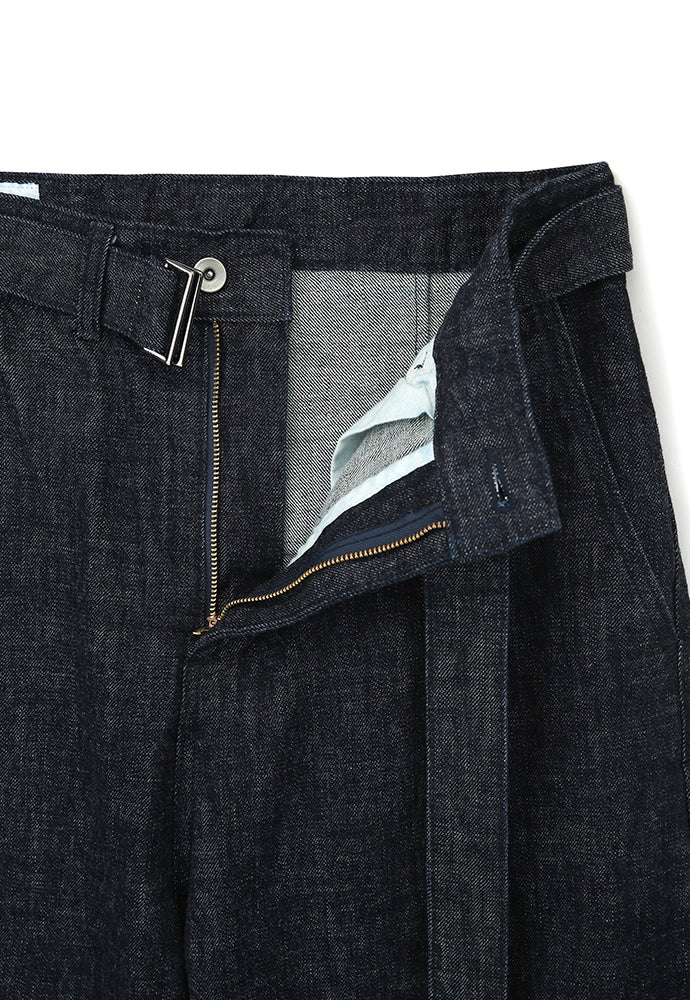 Art if acts - Belted Wide Denim Pants (Indigo) product image 12 | TRAB K-Fashion Australia