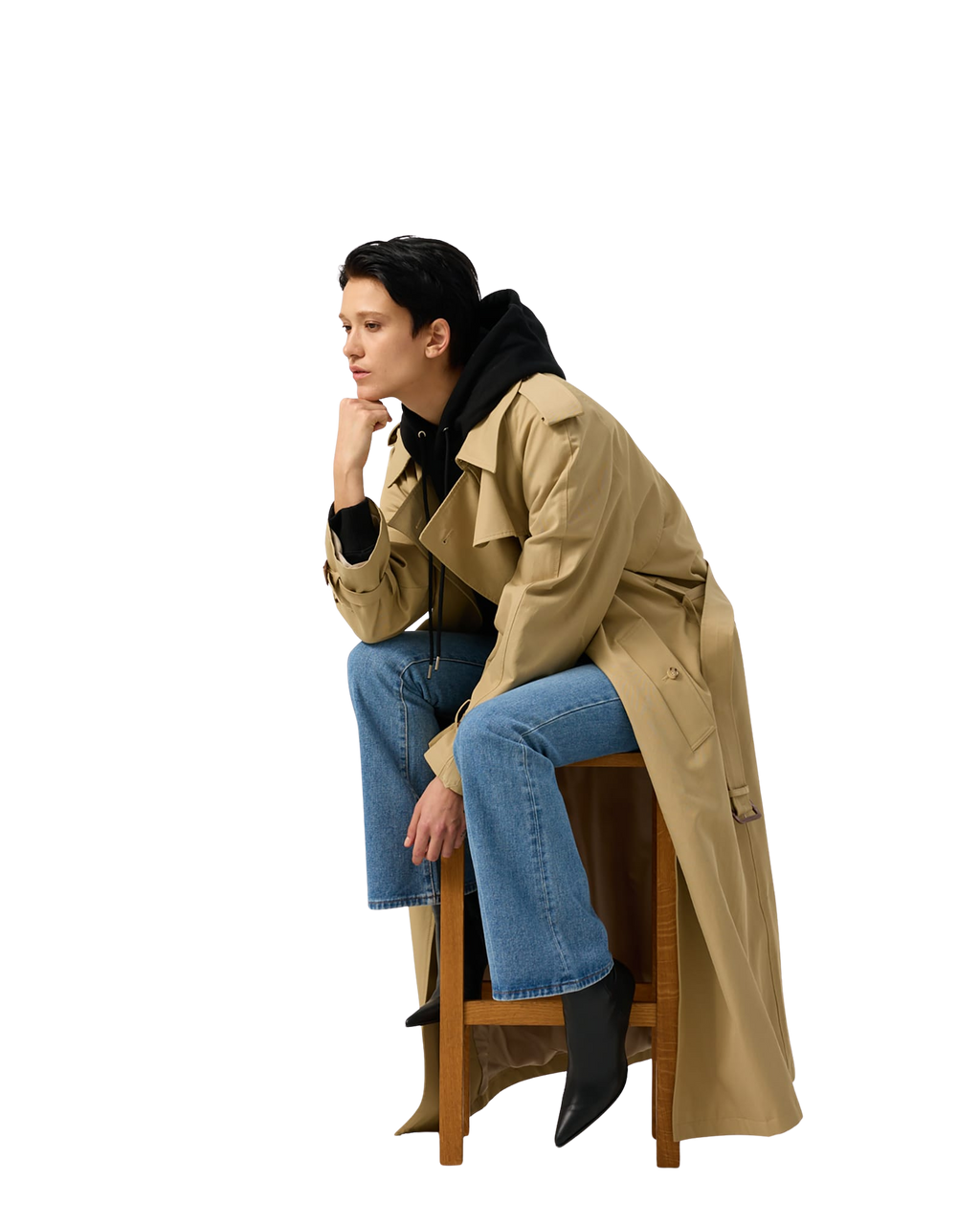 Kimhe Kim - Trench Coat (Beige) product image 6 | TRAB K-Fashion Australia